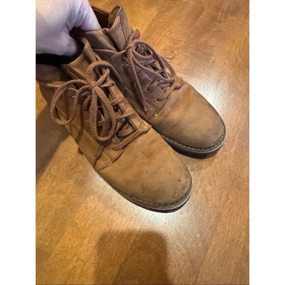 Woman’s vintage Timberland ankle booties leather size 8 - Picture 3 of 6